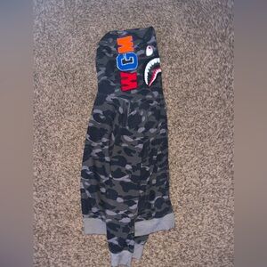 BAPE Color Camo Shark Full Zip Hoodie